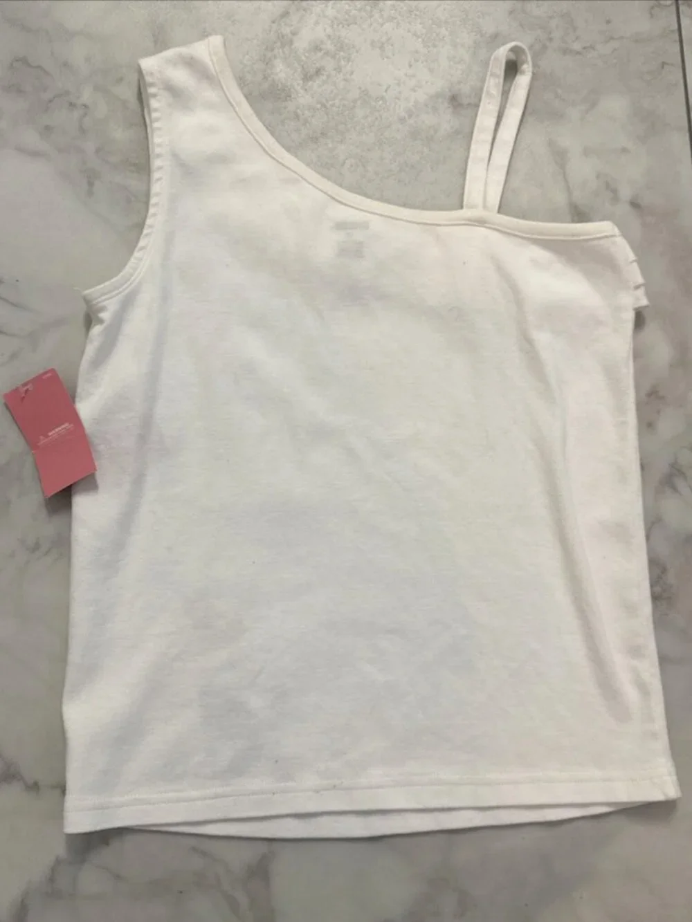 Gymboree Girls Shirt 10 White Sleeveless Ruffle Mermaid Sequin Beach Top Fun NEW